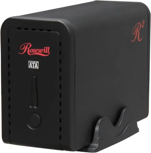 Main image of Rosewill R2-JBOD - Aluminum 3.5" SATA I / II USB 2.0 Dual-Bay External Enclosure