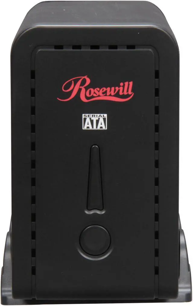 Alt view image 2 of 5 - Rosewill R2-JBOD - Aluminum 3.5" SATA I / II USB 2.0 Dual-Bay External Enclosure