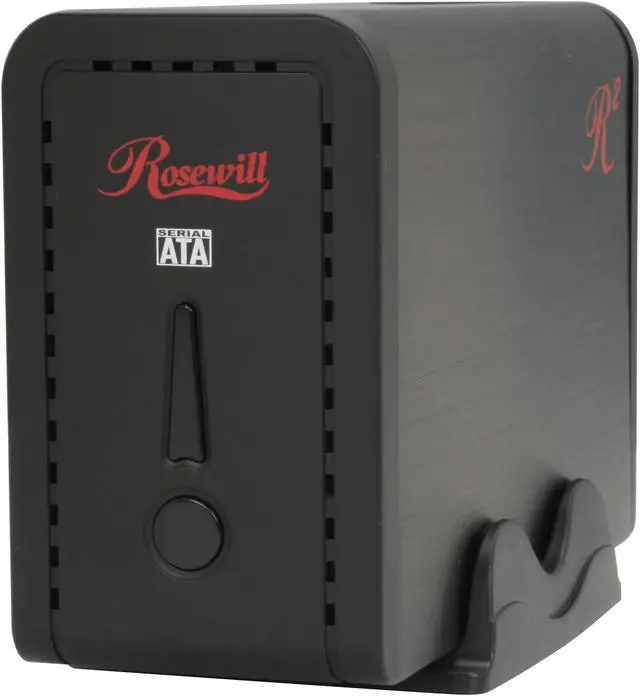 Alt view image 5 of 13 - Rosewill R2-RAID Dual 3.5" SATA 3G HDD 2-Bay RAID 0/1/BIG/JBOD/SAFE33/SAFE55 System/ USB2.0 & eSATA Output Design