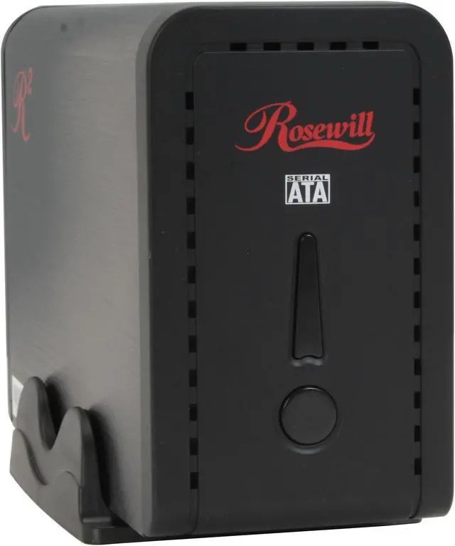 Alt view image 7 of 13 - Rosewill R2-RAID Dual 3.5" SATA 3G HDD 2-Bay RAID 0/1/BIG/JBOD/SAFE33/SAFE55 System/ USB2.0 & eSATA Output Design