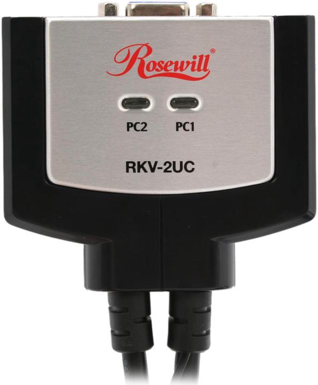 Alt view image 5 of 8 - Rosewill RKV-2UC 2-Port USB KVM Switch
