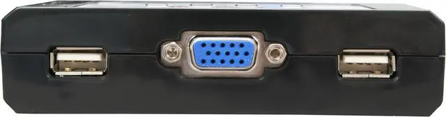 Alt view image 3 of 10 - Rosewill RKV-4UC 4 Port USB Cable KVM, 0.9m Cable Built with Speaker MIC Remote Flip Button