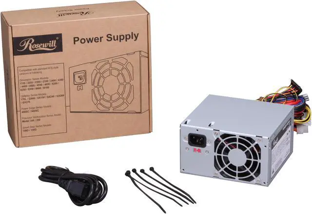 Alt view image 6 of 6 - Rosewill DER-A400 Continuous 400W ATX12V v2.01 DELL Replacement Power Supply