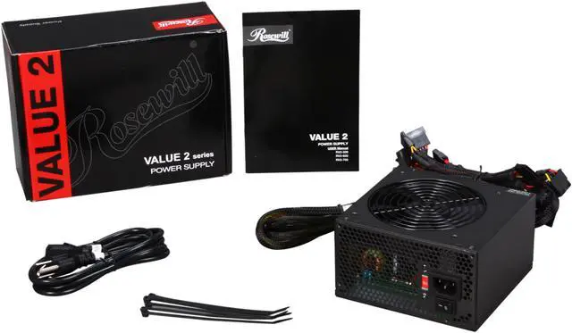 Alt view image 7 of 7 - Rosewill RV2-700 700 W ATX12V v2.3 / EPS12V SLI Ready Power Supply