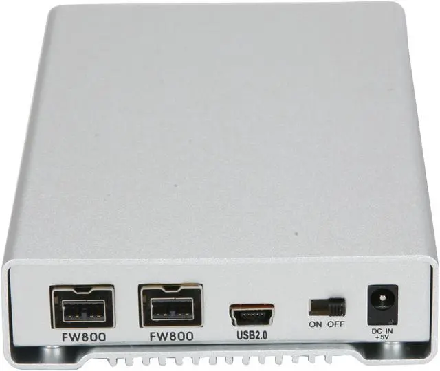 Alt view image 3 of 4 - Rosewill RX82-MP-SUF82-SLV Aluminum 2.5" Silver USB 2.0 & 1394bx2  External Enclosure