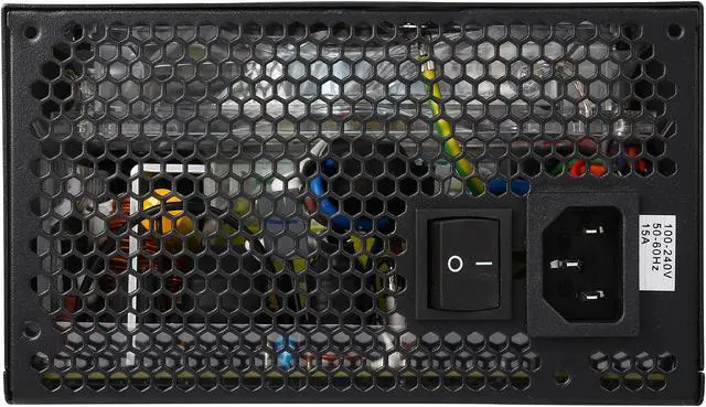 Alt view image 3 of 8 - Rosewill BRONZE Series, RBR1000-MS, 1000W Semi-Modular Power Supply, 80 PLUS BRONZE, Blue LED Dual-Ball-Bearing Fan, ATX 12V v2.3 / EPS 12V, SLI & CrossFire Ready, Black