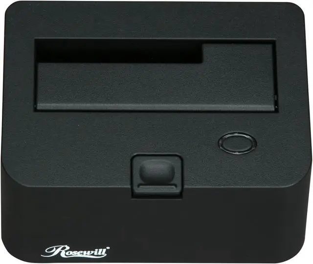 Alt view image 2 of 4 - Rosewill RX-DUS100 2.5" & 3.5" SATA to USB2.0 & eSATA Hard Drive Docking Station