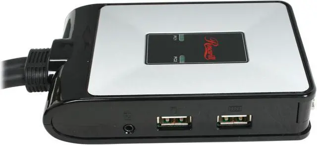 Alt view image 3 of 6 - Rosewill RKV-2DVI KVM Switch