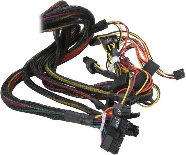 Alt view image 5 of 7 - Rosewill RG630-S12 - Green Series 630-Watt Active PFC Power Supply Unit - Continuous @ 104 Deg. F (40C), 80 PLUS Bronze Certified, Single 12V Rail, Compatible with Core i7, i5