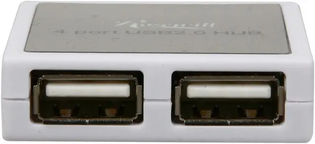 Alt view image 2 of 6 - Rosewill RHB-220W 4-port USB Hub - White