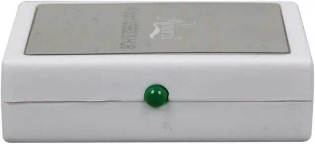 Alt view image 3 of 6 - Rosewill RHB-220W 4-port USB Hub - White