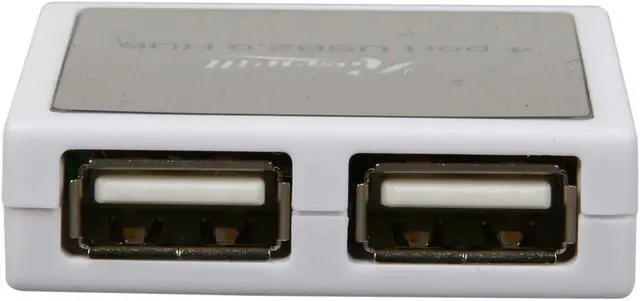 Alt view image 4 of 6 - Rosewill RHB-220W 4-port USB Hub - White