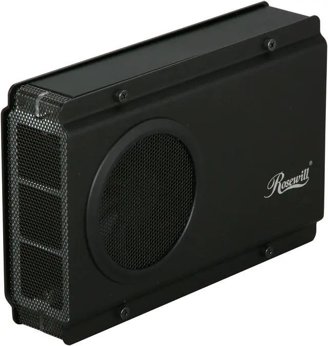 Main image of Rosewill RX358 RX-358-U3B Full Aluminum Cover, metal tray 3.5" Black SATA I/II USB 3.0 External Enclosure