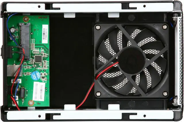 Alt view image 6 of 7 - Rosewill RX358 RX-358-U3B Full Aluminum Cover, metal tray 3.5" Black SATA I/II USB 3.0 External Enclosure