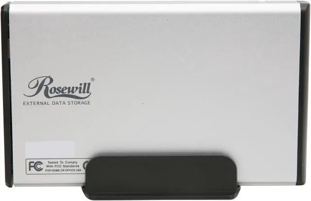 Alt view image 3 of 5 - Rosewill RX35-AT-SU3 SLV Full Aluminum Cover, Metal Tray 3.5" Silver SATA I/II USB 3.0 External Enclosure
