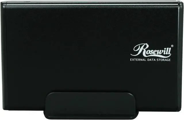 Alt view image 3 of 5 - Rosewill RX35-AT-SU3 BLK Full Aluminum Cover, Metal Tray 3.5" Black SATA I/II USB 3.0 External Enclosure