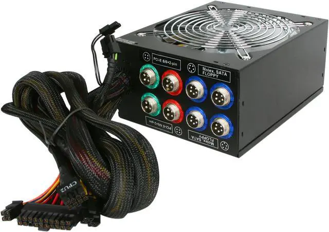 Alt view image 7 of 9 - Rosewill LIGHTNING-1000 Continuous 1000W & 50 Degree C Power Supply
