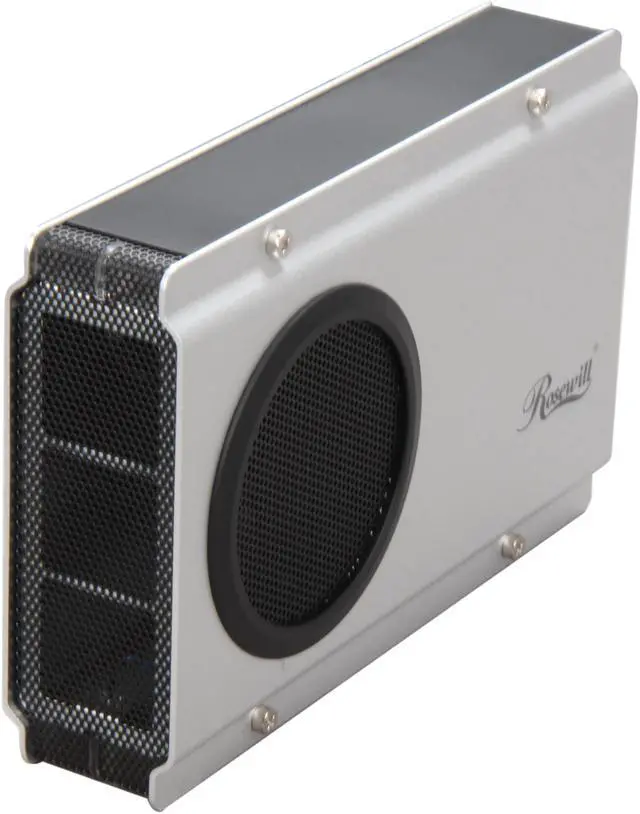 Main image of Rosewill RX-358 U3C SLV - Silver External 3.5" Hard Drive Enclosure - Aluminum & Plastic, SATA I / II, USB 3.0 & eSATA