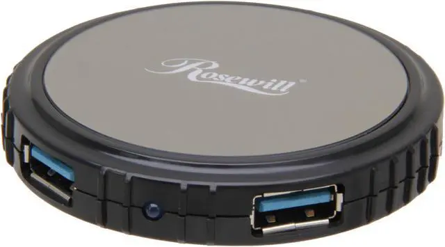 Alt view image 3 of 8 - Rosewill RHB-610 (RIUH-11001) 4-Port USB 3.0 Hub