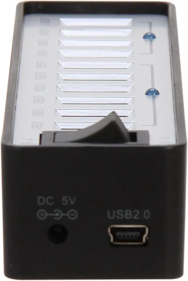 Alt view image 4 of 6 - Rosewill RHB-520 10-Port High Speed USB 2.0 Hub