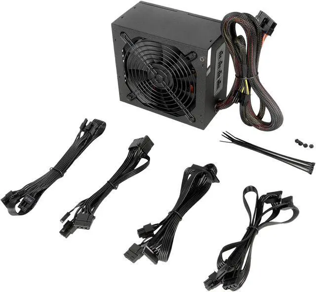 Alt view image 7 of 8 - Rosewill CAPSTONE Series, CAPSTONE-550-M, 550W Semi-Modular Power Supply, 80 PLUS GOLD Certified, Single +12V Rail, SLI & CrossFire Ready, Black