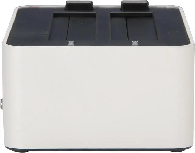 Alt view image 2 of 4 - Rosewill RDDO-12001 Rigid aluminum casing and internal plastic shield 2.5" & 3.5" SATA USB 3.0 & eSATA Docking Station