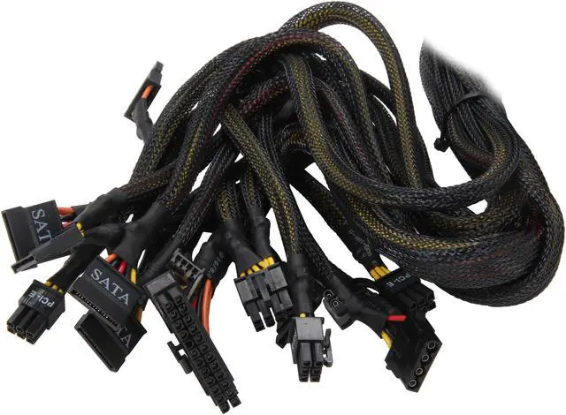 Alt view image 6 of 7 - Rosewill RD700 – Stallion Series 700-Watt Power Supply – ATX 12V V2.3, SLI & CrossFire-Ready