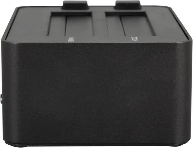 Alt view image 3 of 5 - Rosewill RDDO-13001 – Dual Bay 2.5" & 3.5" Docking Station – SATA USB 3.0 & eSATA, Rigid Aluminum Casing and Internal Plastic Shield, Black