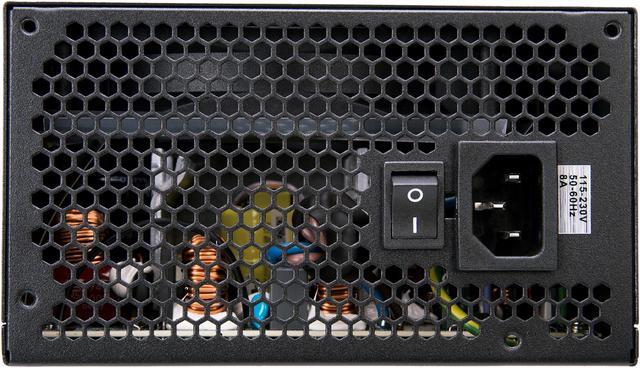 Alt view image 5 of 7 - Rosewill ARC Series, ARC 450, 450W Non-Modular Power Supply, 80 PLUS BRONZE Certified, Single +12V Rail, SLI & CrossFire Certified, Black