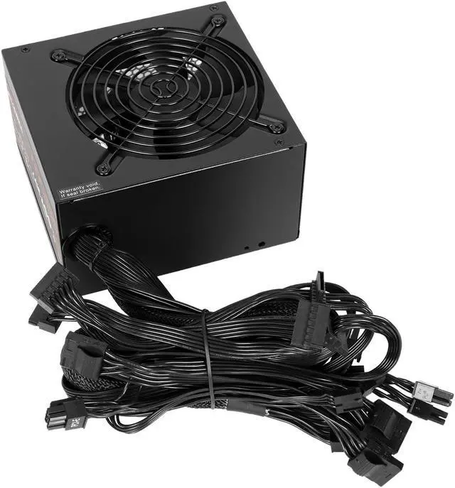 Alt view image 2 of 7 - Rosewill ARC Series, ARC 550, 550W Non-Modular Power Supply, 80 PLUS BRONZE Certified, Single +12V Rail, SLI & CrossFire Ready, Black