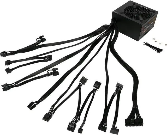 Alt view image 7 of 7 - Rosewill ARC Series, ARC 650, 650W Non-Modular Power Supply, 80 PLUS BRONZE Certified, Single +12V Rail, SLI & CrossFire Ready, Black