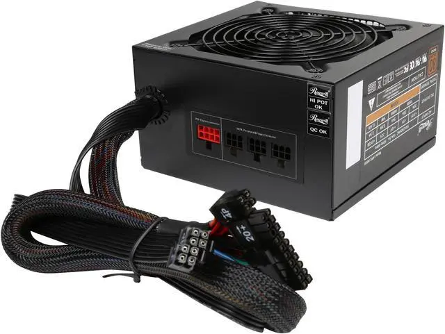 Alt view image 4 of 6 - Rosewill ARC Series 650W Modular Gaming Power Supply, 80 PLUS Bronze Certified, Single +12V Rail, Intel 4th Gen CPU Ready, SLI & CrossFire Ready - ARC-M650