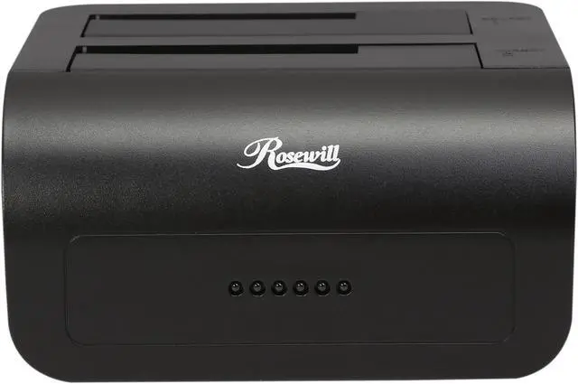 Alt view image 2 of 7 - Rosewill RX302-PU3-35B - Dual-Bay, External 2.5" or 3.5" Hard Drive Docking Station - USB 3.0 to SATA, One-Touch Duplicator / Cloner Function