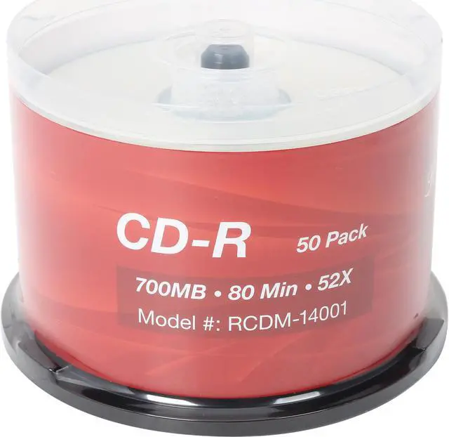 Main image of Rosewill 700MB 52X CD-R 50 Packs Spindle Disc