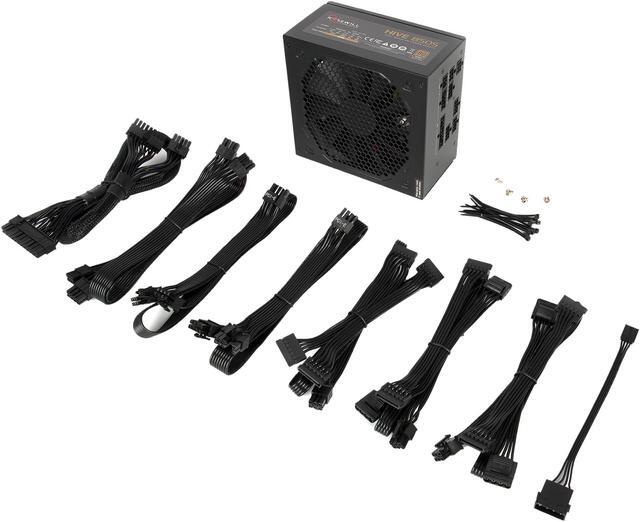 Alt view image 8 of 8 - Rosewill HIVE Series, HIVE-850S, 850W Fully Modular Power Supply, 80 PLUS BRONZE Certified, Single +12V Rail, SLI & CrossFire Ready, Black