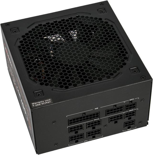Alt view image 3 of 8 - Rosewill HIVE Series, HIVE-1000S, 1000W Fully Modular Power Supply, 80 PLUS BRONZE Certified, Single +12V Rail,  SLI & CrossFire Ready, Black