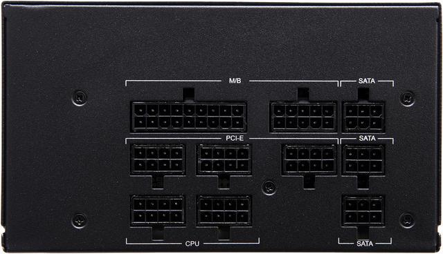 Alt view image 7 of 8 - Rosewill HIVE Series, HIVE-1000S, 1000W Fully Modular Power Supply, 80 PLUS BRONZE Certified, Single +12V Rail,  SLI & CrossFire Ready, Black