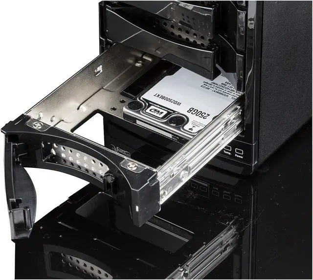 Alt view image 4 of 9 - Rosewill RX305 4B - SATA III-to-USB 3.0 & eSATA 4-Bay 2.5” or 3.5” Hard Drive Enclosure - Full Aluminum Case with Removable Fan, Supports Up to 20 TB Capacity (4 x 5 TB)