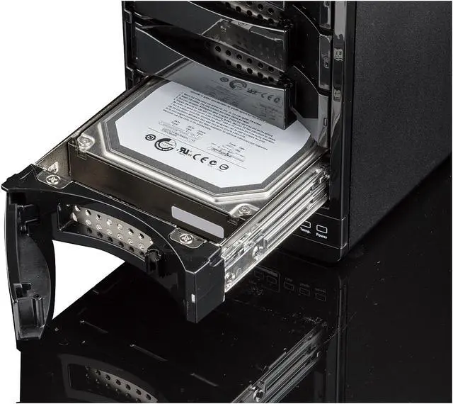Alt view image 5 of 9 - Rosewill RX305 4B - SATA III-to-USB 3.0 & eSATA 4-Bay 2.5” or 3.5” Hard Drive Enclosure - Full Aluminum Case with Removable Fan, Supports Up to 20 TB Capacity (4 x 5 TB)