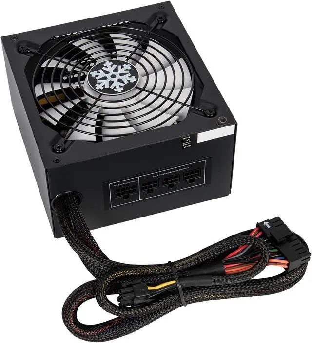 Alt view image 2 of 8 - Rosewill Glacier Series, Glacier 500M, 500W Semi-Modular Power Supply, 80 PLUS BRONZE Certified, Silent Aero-Diversion Fan with Auto Fan Speed Control, Single +12V Rail, SLI & CrossFire Ready, Black