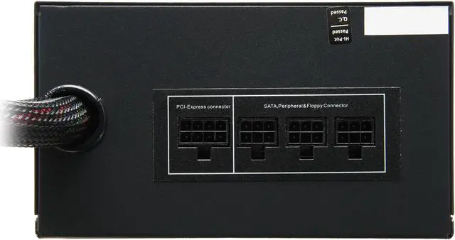 Alt view image 6 of 8 - Rosewill Glacier Series, Glacier 500M, 500W Semi-Modular Power Supply, 80 PLUS BRONZE Certified, Silent Aero-Diversion Fan with Auto Fan Speed Control, Single +12V Rail, SLI & CrossFire Ready, Black