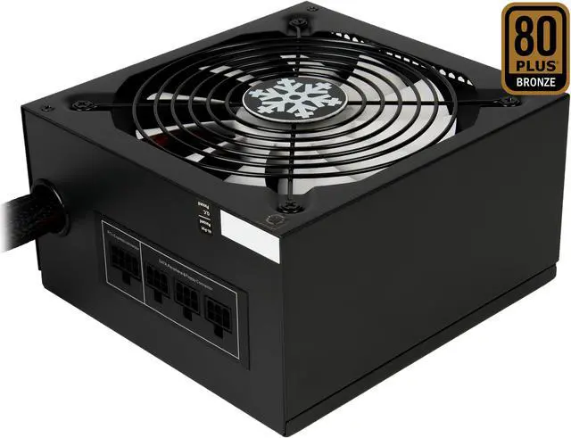Main image of Rosewill Glacier Series, Glacier 600M, 600W Semi-Modular Power Supply, 80 PLUS BRONZE Certified, Silent Aero-Diversion Fan with Auto Fan Speed Control, Single +12V Rail, SLI & CrossFire Ready, Black