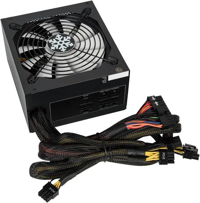 Alt view image 3 of 8 - Rosewill Glacier Series 1000W Semi-Modular Gaming Power Supply with Silent Aero-Diversion Fan, 80 PLUS Bronze Certified, Single +12V Rail, SLI & Crossfire Ready - Glacier-1000M