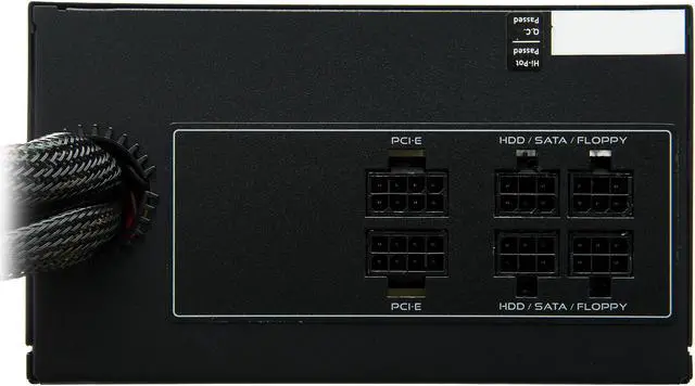 Alt view image 7 of 8 - Rosewill Glacier Series 1000W Semi-Modular Gaming Power Supply with Silent Aero-Diversion Fan, 80 PLUS Bronze Certified, Single +12V Rail, SLI & Crossfire Ready - Glacier-1000M