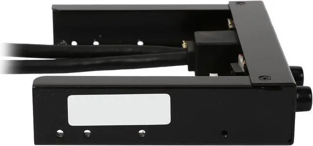 Alt view image 3 of 7 - Rosewill RHB-411 3.5" Drive Bay & 2 port USB 3.0 2 port USB 2.0 Multi-function Aluminum Front Panel with 2 Fan Adjustable Controller