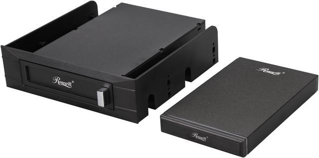 Main image of Rosewill RX204 - 2.5" HDD Enclosure with 3.5" & 5.25" Bay Adapters, Aluminum Body, USB 3.0 Connection and Support  SATA III SSD / HDD