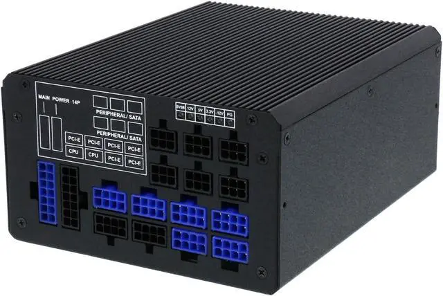 Alt view image 16 of 20 - Rosewill Full-Modular Gaming Power Supply (80 PLUS TITANIUM Certified) - TOKAMAK 1200W