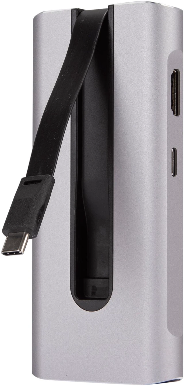 Alt view image 6 of 7 - Rosewill 7-Port Portable USB-C Mini Hub Docking Station, USB 3.1, 4K HDMI, 100W Power Delivery, Thunderbolt 3 Compatible with MacBook & Chromebook Laptops, RHUB-100W
