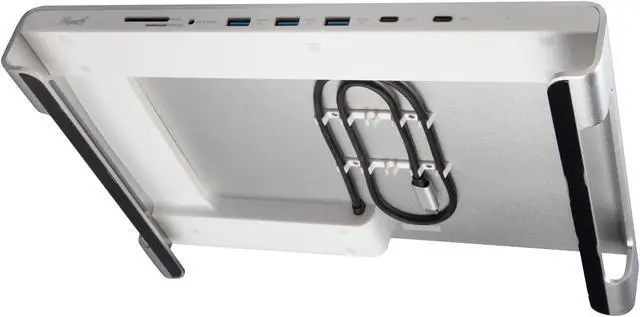 Alt view image 5 of 11 - Rosewill 11-Port Monitor or Laptop Docking Station Stand with Fast Charging 100W USB-C Power Delivery, USB 3.0, SD/Micro SD Card Reader, 4K HDMI, RHUB-20006