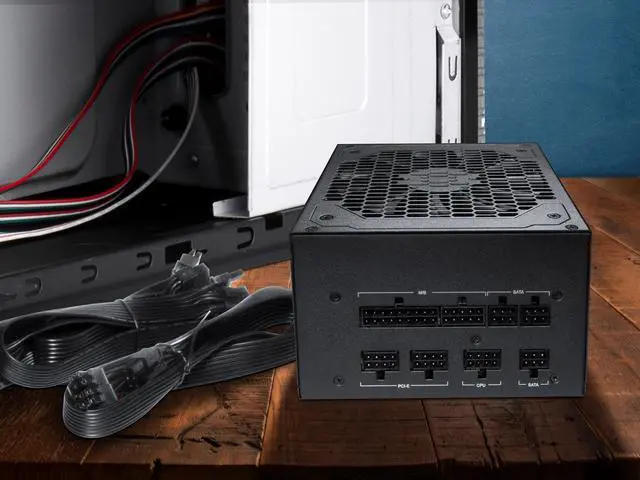 Alt view image 2 of 7 - Rosewill SMG Series, SMG1200, 1200W Fully Modular Power Supply, 80 PLUS GOLD Certified, Low Noise Fluid Dynamic Bearing Fan with Auto Speed Control, Japanese Capacitors, Black